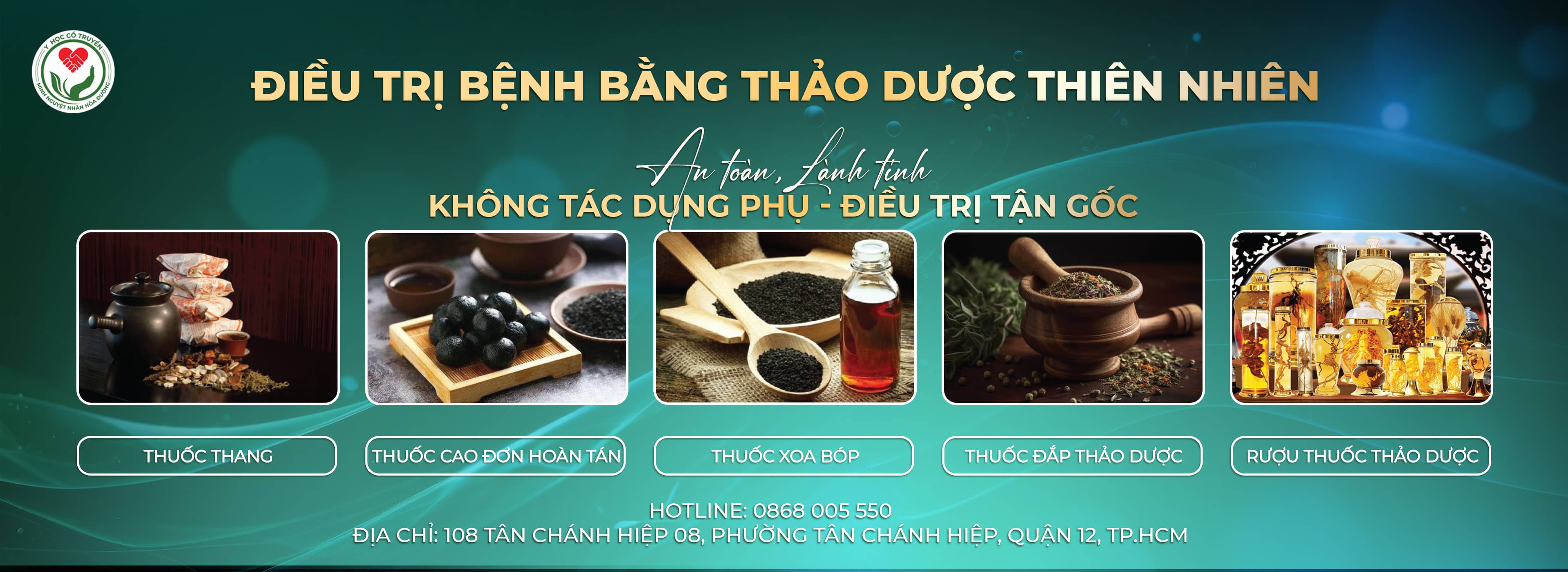Phương pháp điều trị bằng thuốc thảo dược đông y tại Phòng khám Đông y Minh Nguyệt Nhân Hòa Đường