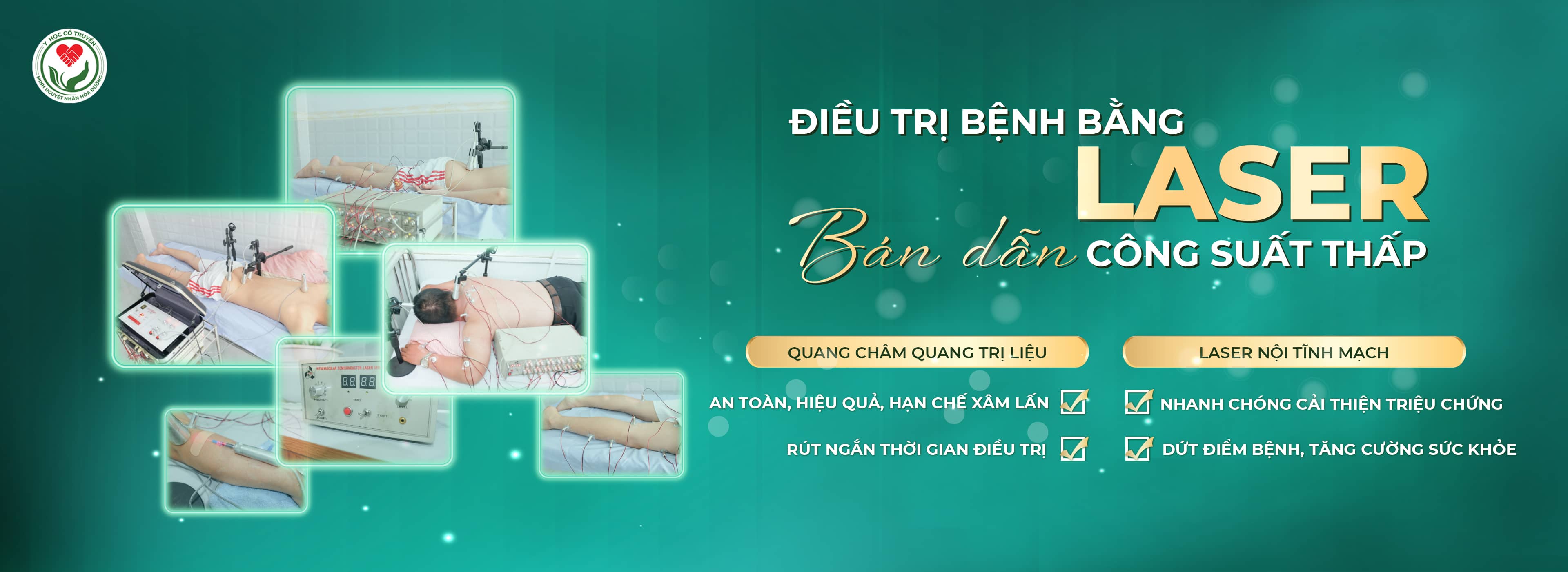 Điều trị bệnh bằng Laser công suất thấp tại Phòng khám Đông y Minh Nguyệt Nhân Hòa Đường